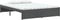 vidaXL - Bedframe - massief - hout - grijs - 135x190 - cm