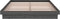 vidaXL - Bedframe - massief - hout - grijs - 135x190 - cm