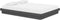 vidaXL - Bedframe - massief - hout - grijs - 140x190 - cm