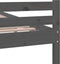 vidaXL - Bedframe - massief - hout - grijs - 140x190 - cm