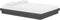 vidaXL - Bedframe - massief - hout - grijs - 140x190 - cm
