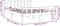 vidaXL - Bedframe - massief - hout - grijs - 140x200 - cm