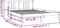 vidaXL - Bedframe - massief - hout - grijs - 140x200 - cm