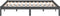 vidaXL - Bedframe - massief - hout - grijs - 150x200 - cm