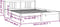 vidaXL - Bedframe - massief - hout - grijs - 160x200 - cm