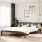 vidaXL - Bedframe - massief - hout - grijs - 160x200 - cm