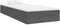 vidaXL - Bedframe - massief - hout - grijs - 75x190 - cm