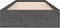 vidaXL - Bedframe - massief - hout - grijs - 75x190 - cm