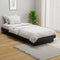 vidaXL - Bedframe - massief - hout - grijs - 75x190 - cm