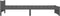 vidaXL - Bedframe - massief - hout - grijs - 75x190 - cm