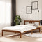 vidaXL - Bedframe - massief - hout - honingbruin - 100x200 - cm