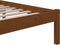 vidaXL - Bedframe - massief - hout - honingbruin - 100x200 - cm