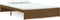vidaXL - Bedframe - massief - hout - honingbruin - 120x190 - cm