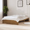 vidaXL - Bedframe - massief - hout - honingbruin - 120x190 - cm