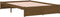 vidaXL - Bedframe - massief - hout - honingbruin - 120x190 - cm