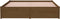 vidaXL - Bedframe - massief - hout - honingbruin - 140x190 - cm