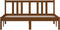 vidaXL - Bedframe - massief - hout - honingbruin - 140x190 - cm