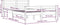 vidaXL - Bedframe - massief - hout - honingbruin - 140x200 - cm