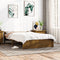 vidaXL - Bedframe - massief - hout - honingbruin - 140x200 - cm
