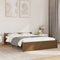 vidaXL - Bedframe - massief - hout - honingbruin - 140x200 - cm