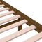 vidaXL - Bedframe - massief - hout - honingbruin - 140x200 - cm