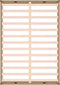 vidaXL - Bedframe - massief - hout - honingbruin - 150x200 - cm