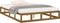 vidaXL - Bedframe - massief - hout - honingbruin - 150x200 - cm