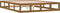 vidaXL - Bedframe - massief - hout - honingbruin - 150x200 - cm