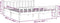 vidaXL - Bedframe - massief - hout - honingbruin - 200x200 - cm