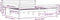 vidaXL - Bedframe - massief - hout - honingbruin - 200x200 - cm