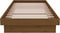 vidaXL - Bedframe - massief - hout - honingbruin - 75x190 - cm