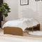 vidaXL - Bedframe - massief - hout - honingbruin - 75x190 - cm