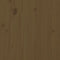 vidaXL - Bedframe - massief - hout - honingbruin - 75x190 - cm