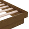vidaXL - Bedframe - massief - hout - honingbruin - 75x190 - cm
