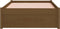 vidaXL - Bedframe - massief - hout - honingbruin - 75x190 - cm