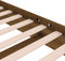 vidaXL - Bedframe - massief - hout - honingbruin - 75x190 - cm