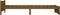 vidaXL - Bedframe - massief - hout - honingbruin - 75x190 - cm