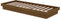 vidaXL - Bedframe - massief - hout - honingbruin - 75x190 - cm