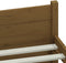 vidaXL - Bedframe - massief - hout - honingbruin - 75x190 - cm