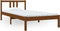vidaXL - Bedframe - massief - hout - honingbruin - 90x200 - cm