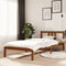 vidaXL - Bedframe - massief - hout - honingbruin - 90x200 - cm