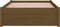 vidaXL - Bedframe - massief - hout - honingbruin - 90x200 - cm