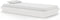 vidaXL - Bedframe - massief - hout - wit - 100x200 - cm