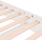 vidaXL - Bedframe - massief - hout - wit - 100x200 - cm