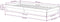 vidaXL - Bedframe - massief - hout - wit - 100x200 - cm