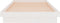 vidaXL - Bedframe - massief - hout - wit - 100x200 - cm