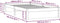 vidaXL - Bedframe - massief - hout - wit - 100x200 - cm