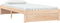 vidaXL - Bedframe - massief - hout - wit - 100x200 - cm