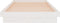 vidaXL - Bedframe - massief - hout - wit - 100x200 - cm