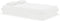 vidaXL - Bedframe - massief - hout - wit - 120x190 - cm